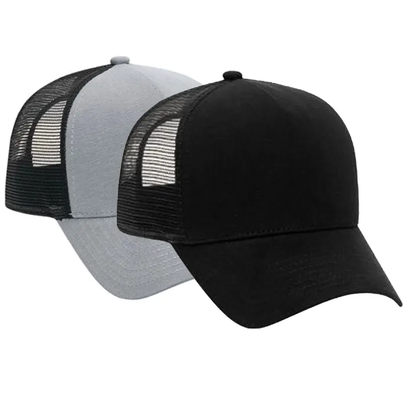 logo custom embroidery summer mesh trucker hat casual sports caps for men women