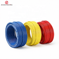 Cable de Cobre Rígido de un Solo Núcleo BV para Uso Doméstico 60227IEC01 450/750V, Cable de Tela BV H07V-U 1.5mm