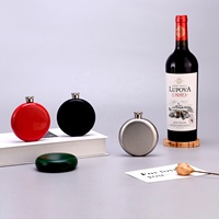 Gourde compacte en acier inoxydable, isolée sous vide, anti-fuite, sans BPA, forme épurée, bord poli, facile à transporter, idéale pour les voyages