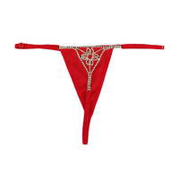 String en strass personnalisé de luxe, papillon, sexy, pour filles, modèles sexy, strings en métal
