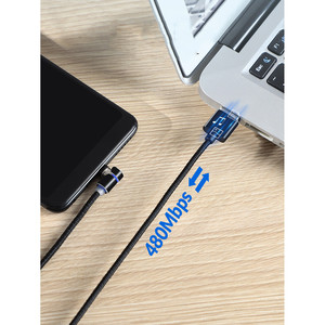 FCJ cavo USB ricarica Super veloce & USB tipo-C 6A caricatore veloce con LED magnete 5A funzione di ricarica rapida