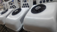 AC 12v Pemanas dan Pendingin, AC 24v Rooftop untuk Mobil, Unit AC Truk, Pendingin Parkir untuk RV dan Van