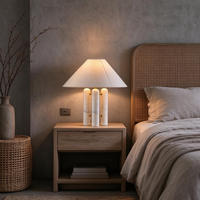 Lampe de table LED anti-éblouissement en laiton et marbre blanc moderne, de luxe, directement de l'usine, pour salon, chambre à coucher, chevet, bureau