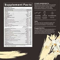Polvo para Aumentar Masa Muscular de Animales Alimentados con Pasto, Mezcla Nutricional con Complejo de Proteína de Suero, Sin Gluten, Favorece la Recuperación Muscular Magra
