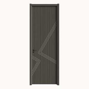 Nueva puerta <span class=keywords><strong>invisible</strong></span> de lanzamiento, placa de cristal de carbono, puerta de madera para interior de dormitorio, madera para casas, Villa - Product Image 1