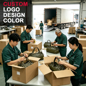 Borsa <span class=keywords><strong>a</strong></span> Tracolla in Pelle PU con Logo Personalizzato, Stile Retrò Bowling, Grande Capacità, per Donne, Lavoro, Shopping e Viaggi - Product Image 2