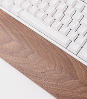 Repose-poignet ergonomique en bois de noyer noir, 60/87/104 touches, support de poignet de bureau de jeu pour ordinateur portable PC