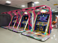 Machine de jeux de danse Kaimi Arcade 55 pouces HD à monnayeur pour 2 joueurs, Hip-hop, pour centres commerciaux, en anglais