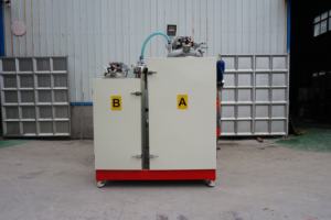Máquina de fundición de poliuretano de suministro de fábrica para producto de fundición de PU Calefacción eléctrica de aire caliente con cojinete de Motor de bomba PLC - Product Image 2