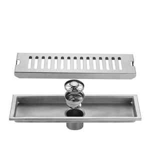 YOTO Grille de drainage moderne anti-odeur en acier inoxydable et zinc électrolytique noir pour hôtels – Grande Vente - Product Image 4