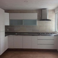 Dapur untuk apartemen lemari kayu kecil semua dalam satu unit dapur lemari modular dapur produsen furnitur kustom