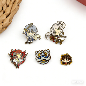 Pins <span class=keywords><strong>de</strong></span> Solapa Personalizados, Antiguos, Modernos, Tradicionales, <span class=keywords><strong>de</strong></span> Esmalte Suave y Duro, con Diseño Colgante <span class=keywords><strong>de</strong></span> Cadena - Product Image 5