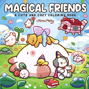 Ensemble <span class=keywords><strong>de</strong></span> livres <span class=keywords><strong>de</strong></span> <span class=keywords><strong>coloriage</strong></span> sur le thème <span class=keywords><strong>de</strong></span> la simplicité et du confort, pages à colorier Kawaii pour enfants et adultes, kit artistique <span class=keywords><strong>de</strong></span> relaxation et <span class=keywords><strong>de</strong></span> jeu silencieux, impression personnalisée - Product Image 2