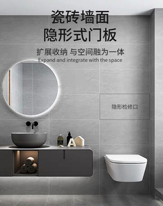 Bisagra DE APERTURA DE INSPECCIÓN oculta de azulejos, puerta oculta de alta resistencia, placa de cubierta decorativa, bisagra de puerta colgante - Product Image 1