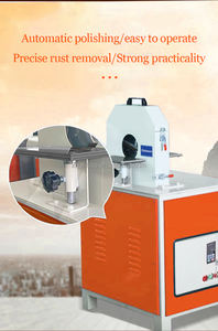 Máquina de Esmerilado de Sobremesa para Codos Pulidora Automática <span class=keywords><strong>Lijadora</strong></span> de Banda para Codos Equipo de Esmerilado para Tubos Cilíndricos y Cuadrados - Product Image 4