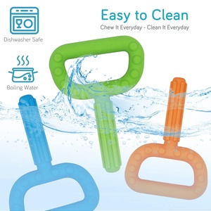 Tự kỷ đặc biệt nhu cầu bằng miệng động cơ nhai công cụ 4 gói Silicone <span class=keywords><strong>Chew</strong></span> Ống mọc răng gậy cảm giác nhai đồ chơi cho trẻ em tự kỷ - Product Image 5