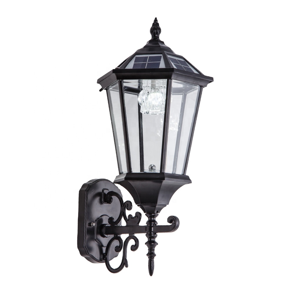 High Quality Aluminum Wireless Solar Wall Lights IP67 Outdoor House European Wall Lights