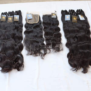 Extensiones de pelo virgen peruano, mechones rizados indios sin procesar, 6x6, 13x6, HD, con cierre frontal - Product Image 2