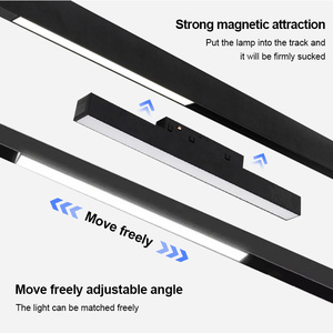 Xu Hướng Mới 48V DC Tuyến Tính LED Nhôm Theo Dõi Đèn Trần Bề Mặt Lõm Mặt Dây Chuyền Spotlight Hệ Thống Hiện Đại Tối Giản Có Thể Điều Chỉnh - Product Image 5