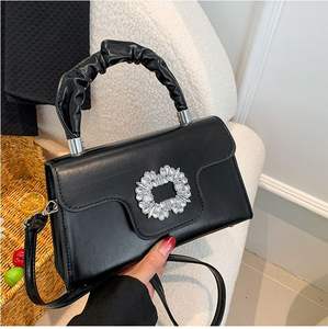 Nouveau design de mode Sacs à main pour femme avec bouton en diamant Sacs à bandoulière pour femme Sacs à bandoulière multicolores pour dames - Product Image 3