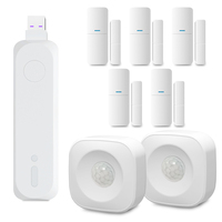 Systèmes de Sécurité Domestique Intelligents Sans Fil DIY OEM ODM avec Détecteur de Mouvement PIR, Fonction SOS et Portée de Détection de 5-7m
