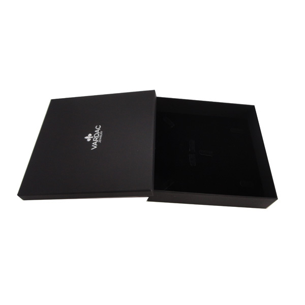 Retail Black Rectangle Gift Box Cosmetic