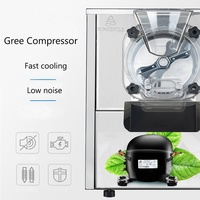 Nouvelle machine automatique à gelato haute productivité, petite taille, à vendre, avec sirop et base laitière pour crème glacée