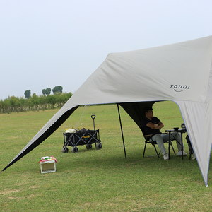 Tarp <span class=keywords><strong>de</strong></span> camping imperméable, léger, pour <span class=keywords><strong>jardin</strong></span>, extérieur, tente, protection contre la pluie, <span class=keywords><strong>abri</strong></span> solaire, 210D Oxford UPF50+ - Product Image 3