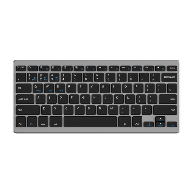 78Keys Slim BT Wireless Keyboard Rechargeable Scissor Switch Silent Keyboard for Laptop Computer ipad