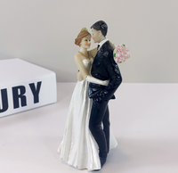 Mariée et le marié résine décoration de mariage Dessert Table gâteau décoration mariage Souvenir mariage poupée Couple cadeaux