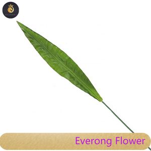 L'arum artificiel vert à une seule tige laisse des plantes artificielles au toucher réel - Product Image 3