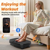 Plateforme vibrante verticale mince en ABS à prix de gros pour usage domestique, machine de massage fitness pour exercice corporel complet