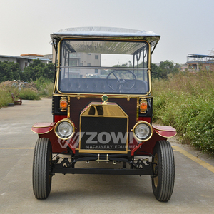 Auto Eléctrico Rojo Multiplaza Modelo T Vintage para Recorridos Turísticos en Grupo en Lugares Turísticos - Product Image 2