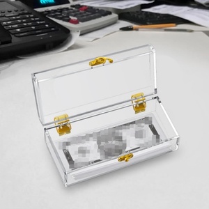 Manufacturer Personalized Custom Clear 3mm Thick for Polished Surface Acrylic Cash <b>Box</b> with <b>Lockable</b> Design - Product Image 6