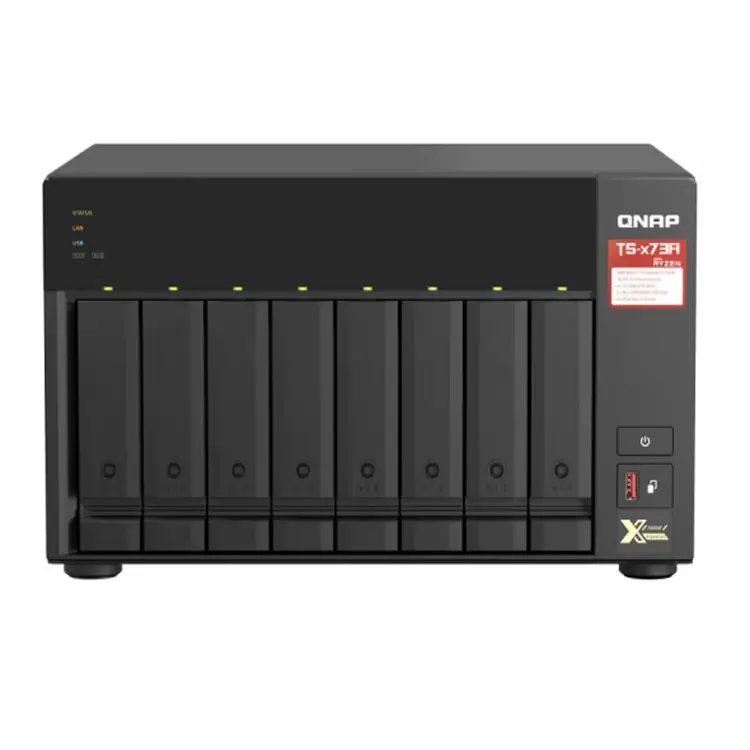 QNAP TS-832XU-RP-4G 10GbE-ready serveur de stockage réseau rackmount d'entrée de gamme à 8 baies