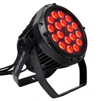 Projecteur LED professionnel 18 x 12W 15W 18W RGBWA UV en aluminium, étanche, sans fil DMX512, pour mariage, discothèque, bar, extérieur