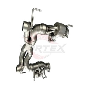 ท่อไอเสีย Vortex Premium Titanium สำหรับ Ferrari SF90 3.9T V8 Valvetronic Catback X-Pipe เสียงเอ็กโซติกสูง - Product Image 3