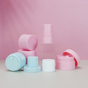Wholesale Small 5g 15g 20g 30g 50g Black White Frosted Cosmetic Containers <b>Plastic</b> Cream <b>Jars</b> - Product Image 2