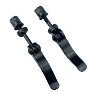 คันโยกปลดเร็วอะลูมิเนียมอัลลอยสำหรับหลักอานจักรยาน M6 65 มม. สีดำ ตัวหนีบโลหะทนทาน - Product Image 5