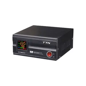 TTN 0.5kva-2000va 220V stabilizer voltage regulator 110V /220V for home appliances computer freezer cabinet