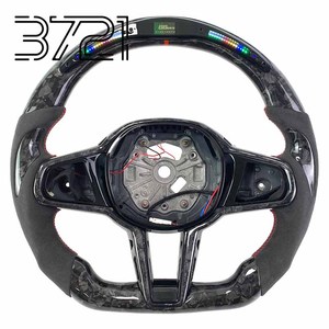 Volante de Fibra de Carbono para BMW LCI G20 G30 G01 F30 F32 M Sport LED Performance, Volantes Personalizados de Cuero 2012-2025 - Product Image 1
