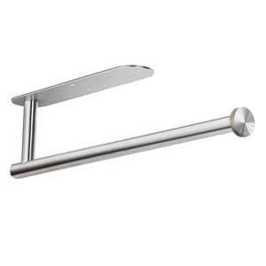 종이 타월 홀더 블랙 아래 캐비닛 벽 마운트 종이 타월 랙 주방 - Product Image 6