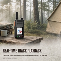 Communicateur sans fil 5G haut de gamme avec réseau national, carte SIM préinstallée, longue portée, batterie 8800 mAh pour la patrouille de sécurité