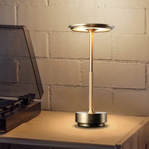 Kim loại USB sạc cảm ứng hiện đại sang trọng vàng cạnh giường ngủ LED ánh sáng ban đêm Nhà hàng không dây pin sạc LED bảng đèn - Product Image 3