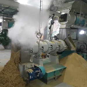 5-50TPH Cooking Degree Animal Pig/cattle Premix Corn/soybean Expander Machine Poultry Feed Expander Line Feeds Production Line