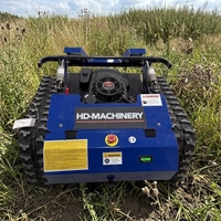 Tondeuse robotisée 224-55 à essence télécommandée pour pentes, coupe-herbe pour terrains en pente 550 mm, usage commercial tout-terrain