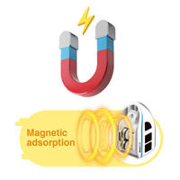 Cubo Magnético con Riel, Tren de Juguete de Plástico con Carga Electromagnética USB, Cultiva la Creatividad, Juguetes de Riel para Niños, Levitación Orbital