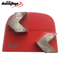 Disque abrasif de qualité supérieure pour le meulage du béton Lavina avec segments diamantés à double flèche