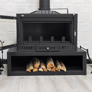 Venta Directa de Fábrica: Estufa de Leña de Hierro Fundido, Chimenea de <span class=keywords><strong>Fuego</strong></span> Real para Sala de Estar Interior - Product Image 1
