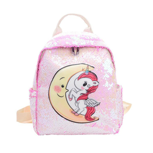 Glitter HA CONDOTTO LA lampada occhi Unicorn Design Paillettes Zaino del Sacchetto Bling Per Le Ragazze - Product Image 5